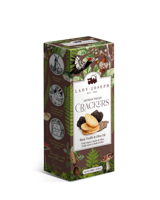 Crackers con trufa y aceite de oliva