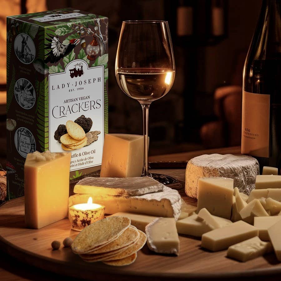 Crackers con trufa y aceite de oliva