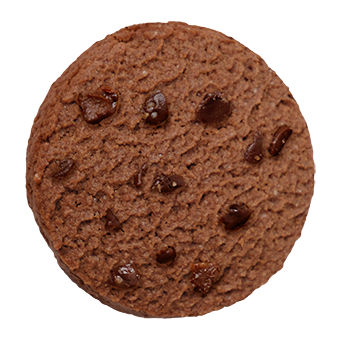 Cookies de cacao y chocolate negro