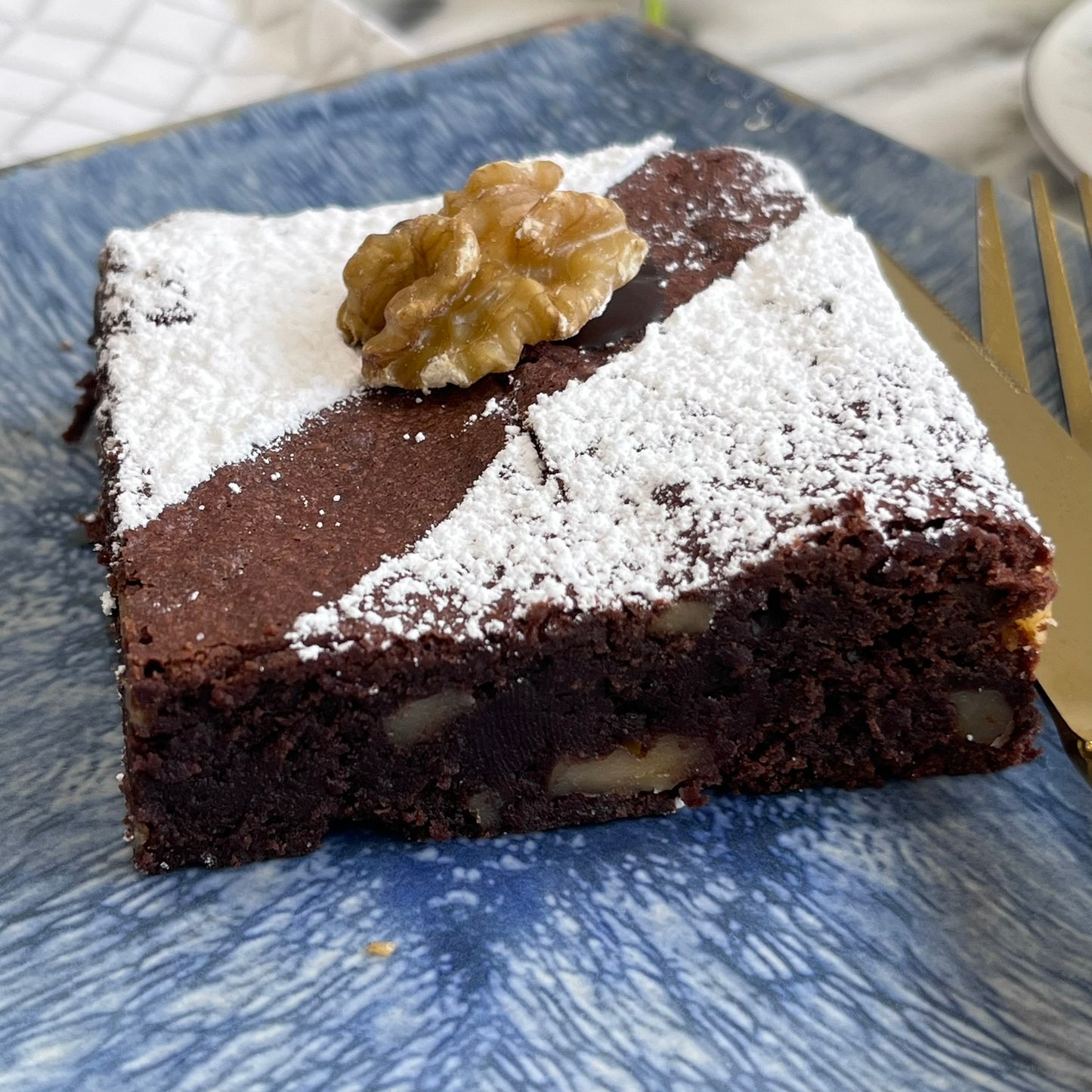 Brownie con nueces