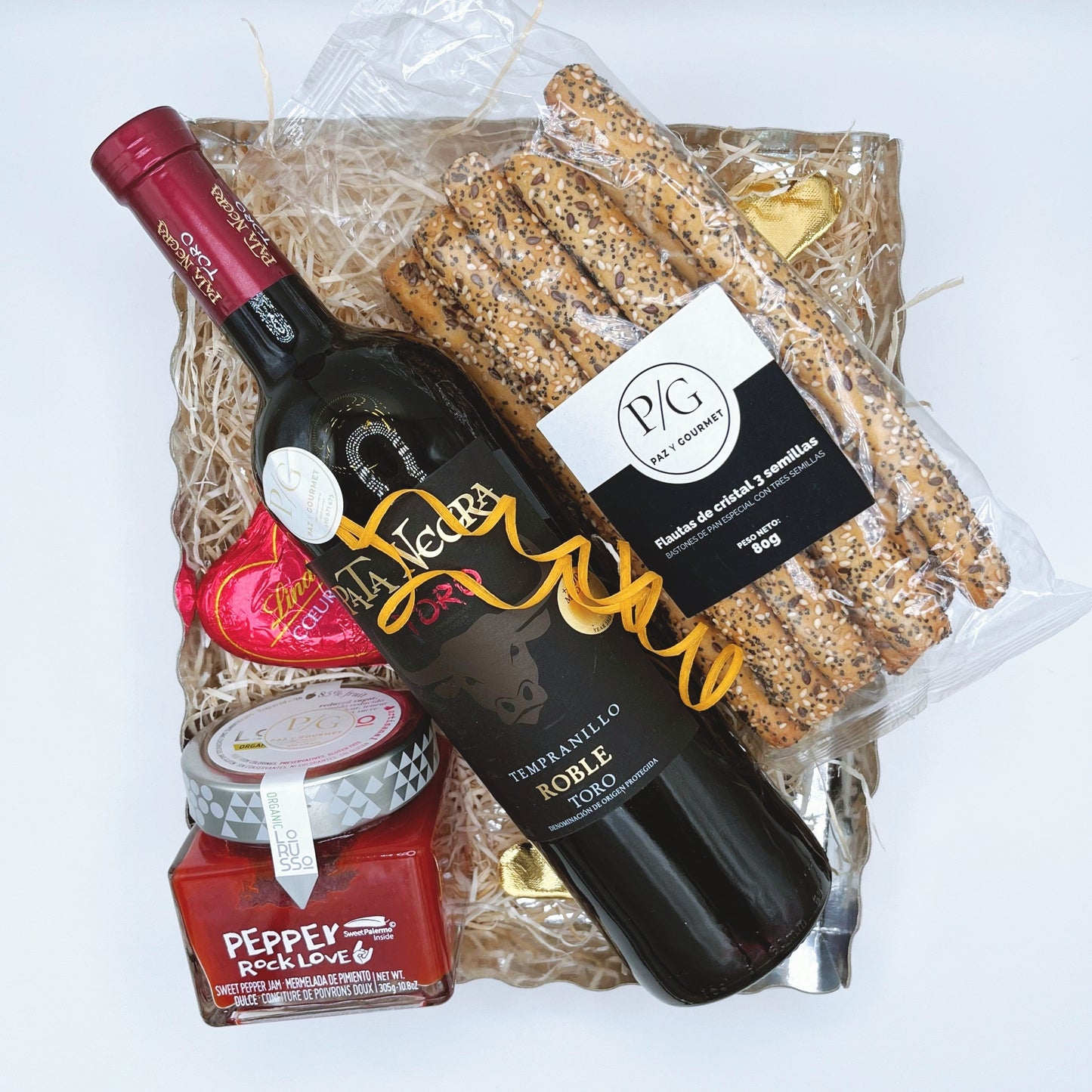 Cesta gourmet "Sabores que encantan"