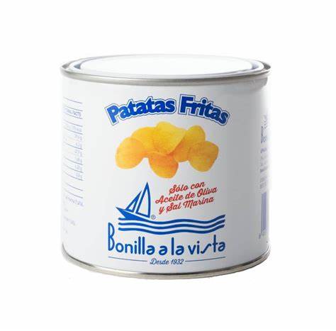 Patatas Bonilla a la vista, lata mini 40g