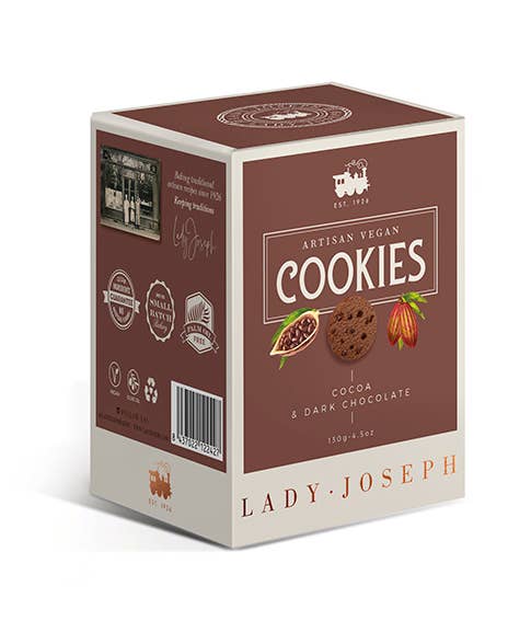 Cookies de cacao y chocolate negro